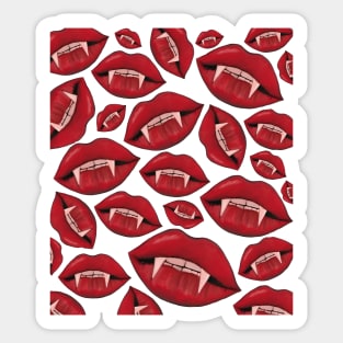 Fangs Sticker